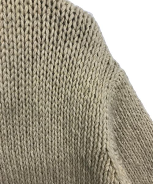 Yohji Yamamoto pour homme（ヨウジヤマモト プールオム）Yohji Yamamoto pour homme (ヨウジヤマモト プールオム) ビッグシルエットニットコート ベージュ サイズ:FREEの古着・服飾アイテム