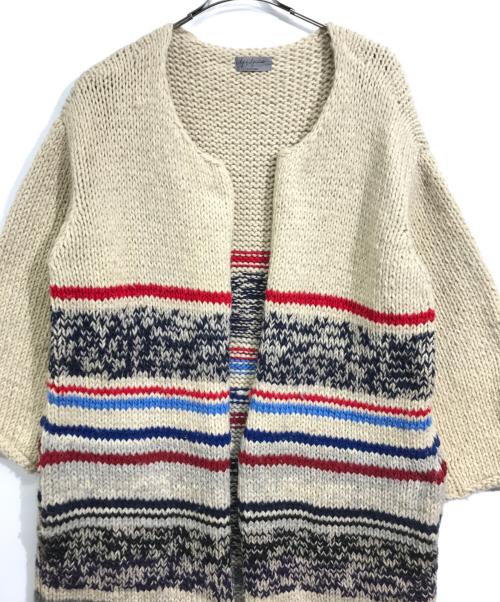 Yohji Yamamoto pour homme（ヨウジヤマモト プールオム）Yohji Yamamoto pour homme (ヨウジヤマモト プールオム) ビッグシルエットニットコート ベージュ サイズ:FREEの古着・服飾アイテム