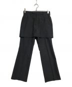 AP STUDIOエーピーストゥディオ）の古着「GRAY LAYERED PANTS」｜グレー