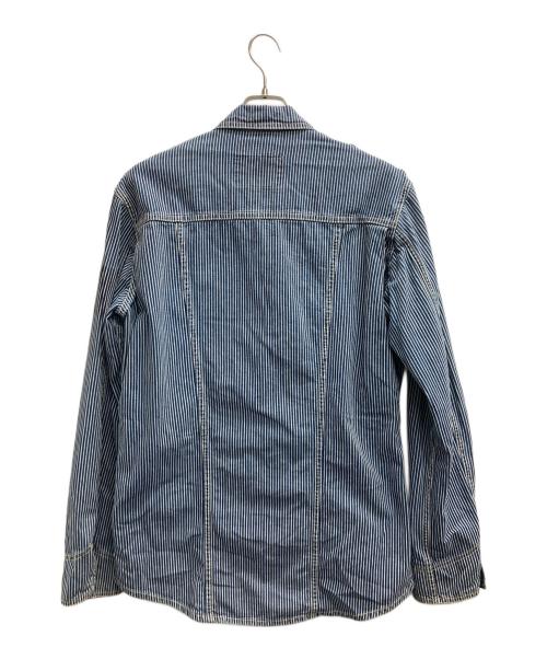 Y's for men（ワイズフォーメン）Y'S for men (ワイズフォーメン) ヒッコリージャケット インディゴ サイズ:Lの古着・服飾アイテム