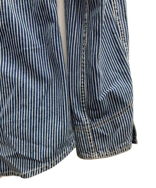 Y's for men（ワイズフォーメン）Y'S for men (ワイズフォーメン) ヒッコリージャケット インディゴ サイズ:Lの古着・服飾アイテム