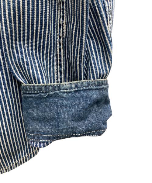 Y's for men（ワイズフォーメン）Y'S for men (ワイズフォーメン) ヒッコリージャケット インディゴ サイズ:Lの古着・服飾アイテム