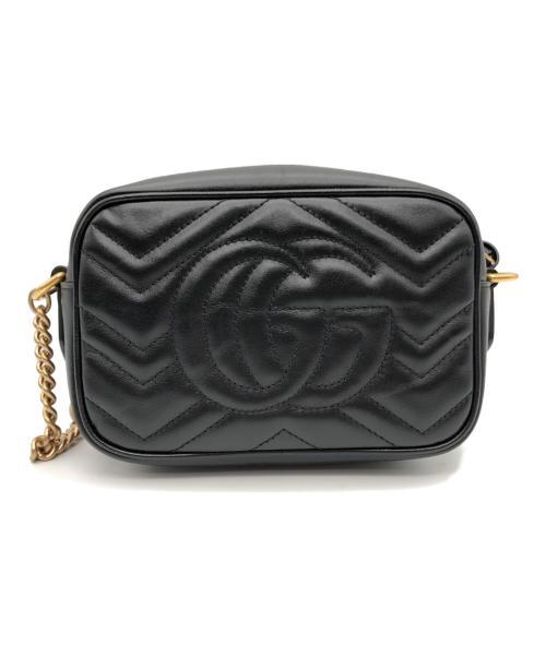 GUCCI（グッチ）GUCCI (グッチ) キルティング ミニバッグ ブラックの古着・服飾アイテム