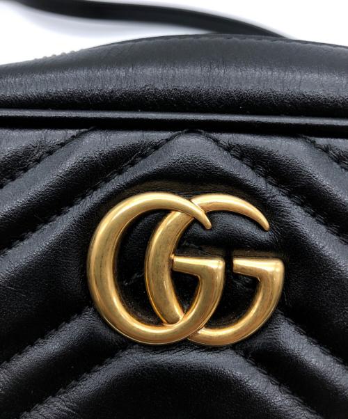 GUCCI（グッチ）GUCCI (グッチ) キルティング ミニバッグ ブラックの古着・服飾アイテム