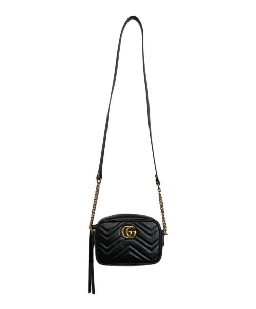 GUCCI（グッチ）GUCCI (グッチ) キルティング ミニバッグ ブラックの古着・服飾アイテム