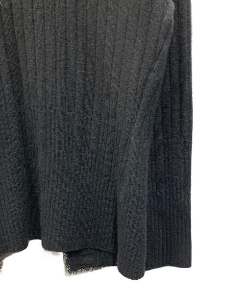 LANVIN COLLECTION（ランバンコレクション）LANVIN COLLECTION (ランバンコレクション) ノーカラーニットジャケット ブラック サイズ:40の古着・服飾アイテム