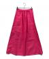 MACPHEE (マカフィー) コットンラミーツイル フロントギャザーロングスカート ピンク サイズ:36 未使用品：3000円