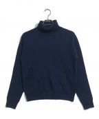 CABANキャバン）の古着「コットンカシミヤ プレーンクルーネックプルオーバー」｜ネイビー