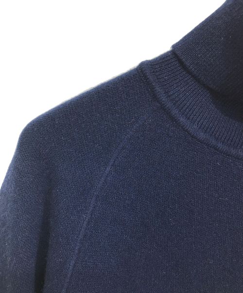 CABAN（キャバン）CABaN (キャバン) コットンカシミヤ プレーンクルーネックプルオーバー ネイビー サイズ:Sの古着・服飾アイテム