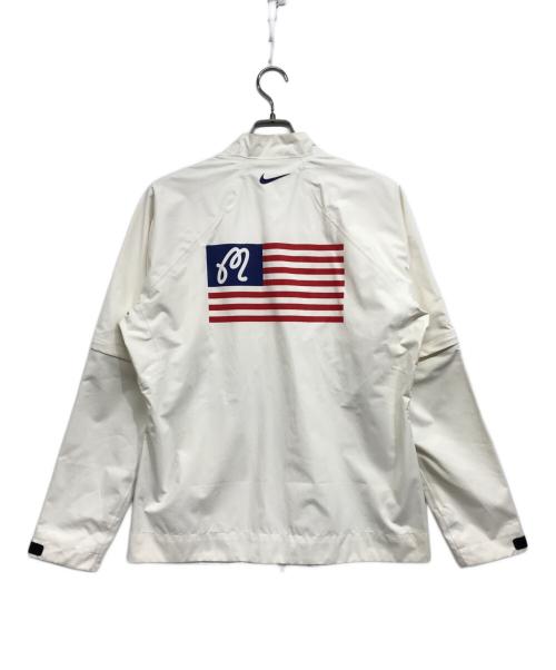 NIKE（ナイキ）NIKE (ナイキ) MALBON GOLF (マルボンゴルフ) ジャケット ホワイト サイズ:Mの古着・服飾アイテム