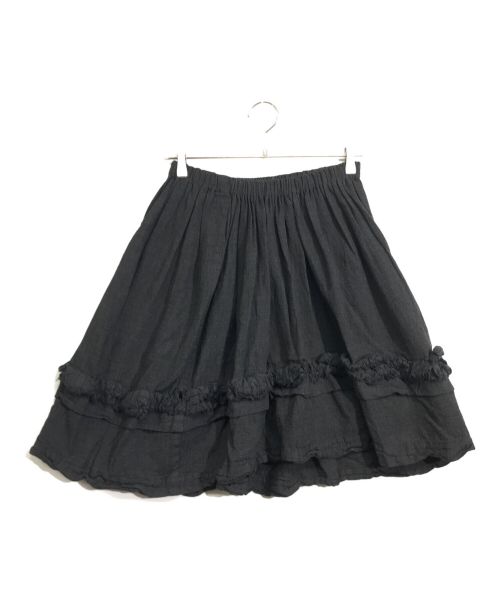 ROBE DE CHAMBRE COMME DES GARCONS（ローブドシャンブル コムデギャルソン）ROBE DE CHAMBRE COMME DES GARCONS (ローブドシャンブル コムデギャルソン) フリルスカート ネイビー サイズ:Mの古着・服飾アイテム