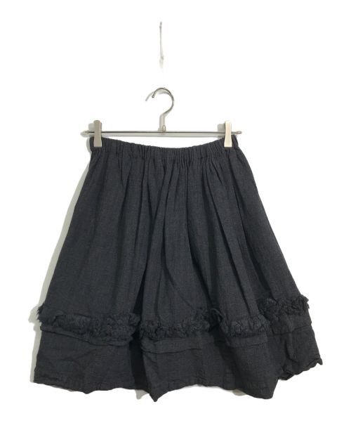 ROBE DE CHAMBRE COMME DES GARCONS（ローブドシャンブル コムデギャルソン）ROBE DE CHAMBRE COMME DES GARCONS (ローブドシャンブル コムデギャルソン) フリルスカート ネイビー サイズ:Mの古着・服飾アイテム