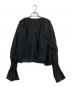 Noble（ノーブル）の古着「フォギーシアーボリュームブラウス」｜ブラック
