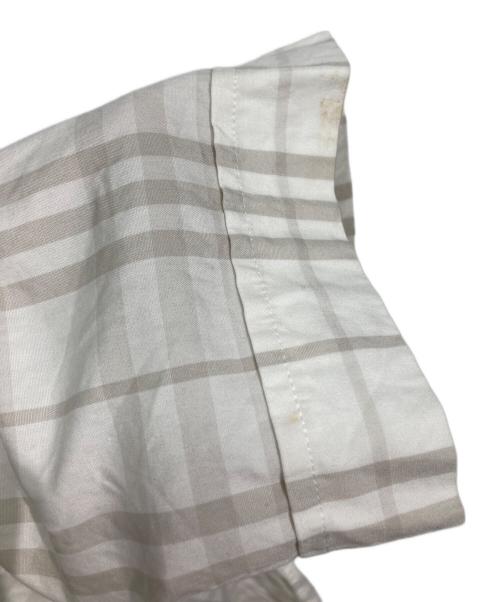 BURBERRY BLACK LABEL（バーバリーブラックレーベル）BURBERRY BLACK LABEL (バーバリーブラックレーベル) 半袖シャツ ホワイト×ベージュ サイズ:2の古着・服飾アイテム