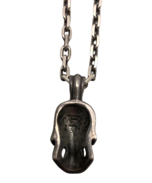 Burning Blood（バーニング ブラッド）Burning Blood (バーニング ブラッド) スカルシルバーネックレス シルバーの古着・服飾アイテム