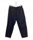 GOLDWINゴールドウイン）の古着「リポーズペーパーファイバーロングパンツ」｜ネイビー