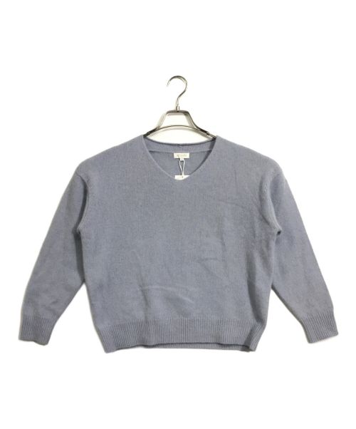 MACKINTOSH PHILOSOPHY（マッキントッシュ フィロソフィー）MACKINTOSH PHILOSOPHY (マッキントッシュフィロソフィー) Vネックニット スカイブルー サイズ:38の古着・服飾アイテム