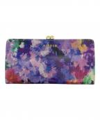 AETHERエーテル）の古着「フルール・ブーケガマ口長財布」｜マルチカラー