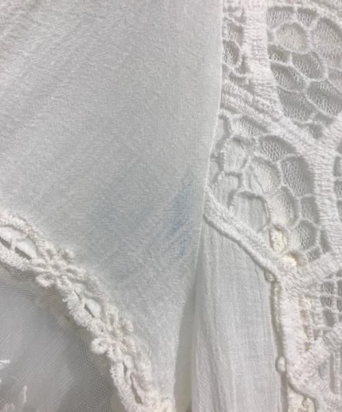 la belle etude（ラベルエチュード）la belle etude (ラベルエチュード) レースワンピース ホワイト サイズ:FREEの古着・服飾アイテム