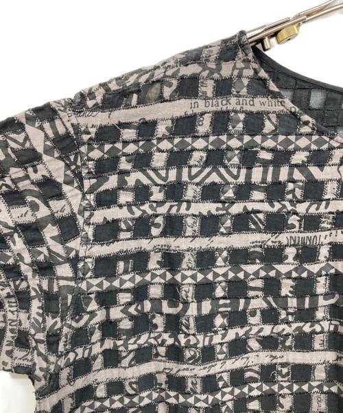 JURGEN LEHL（ヨーガンレール）JURGEN LEHL (ヨーガンレール) 総柄コットンワンピース ブラック サイズ:Mの古着・服飾アイテム