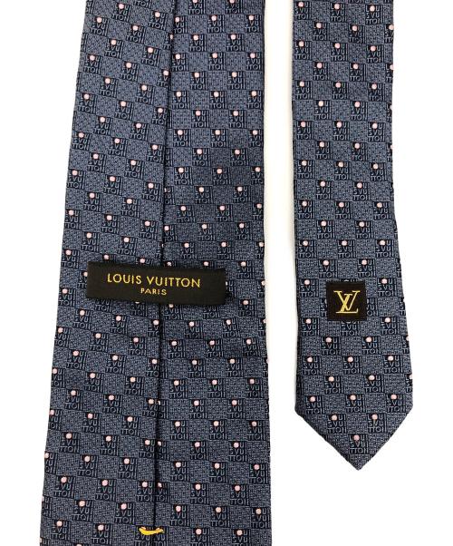 LOUIS VUITTON（ルイ ヴィトン）LOUIS VUITTON (ルイ ヴィトン) シルクネクタイ ネイビー サイズ:なしの古着・服飾アイテム