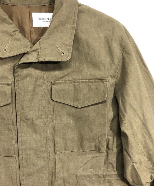 UNITED ARROWS（ユナイテッドアローズ）UNITED ARROWS (ユナイテッドアローズ) ミリタリーコート カーキ サイズ:Mの古着・服飾アイテム