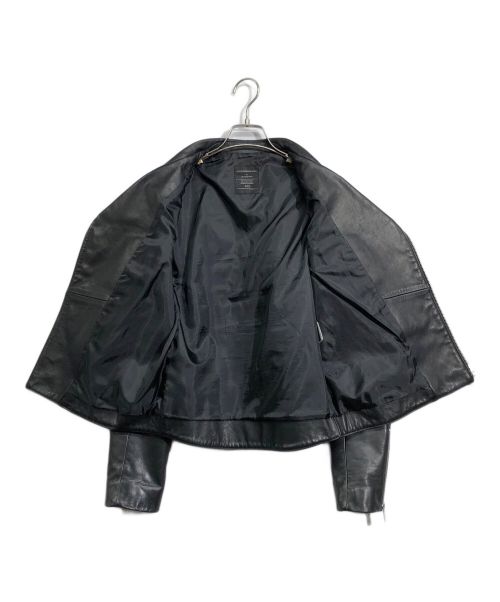 ART COMES FIRST（アートカムズファースト）ART COMES FIRST (アートカムズファースト) ダブルライダースジャケット ブラック サイズ:XSの古着・服飾アイテム