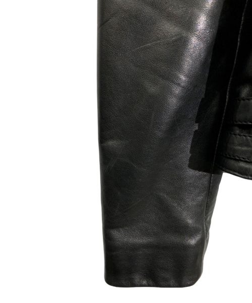 ART COMES FIRST（アートカムズファースト）ART COMES FIRST (アートカムズファースト) ダブルライダースジャケット ブラック サイズ:XSの古着・服飾アイテム