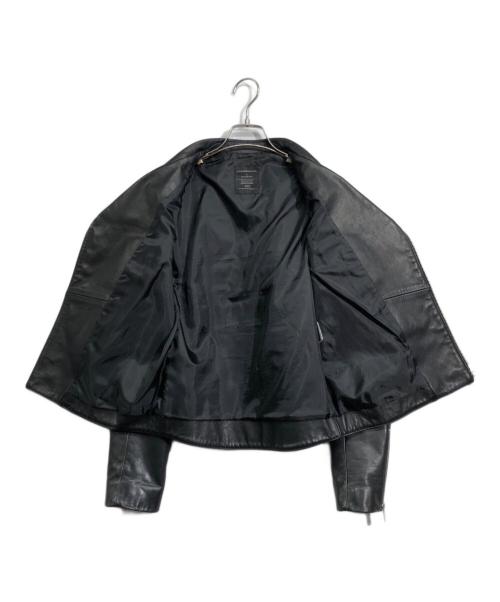 ART COMES FIRST（アートカムズファースト）ART COMES FIRST (アートカムズファースト) ダブルライダースジャケット ブラック サイズ:XSの古着・服飾アイテム