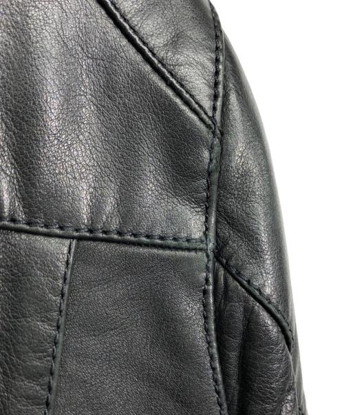 ART COMES FIRST（アートカムズファースト）ART COMES FIRST (アートカムズファースト) ダブルライダースジャケット ブラック サイズ:XSの古着・服飾アイテム