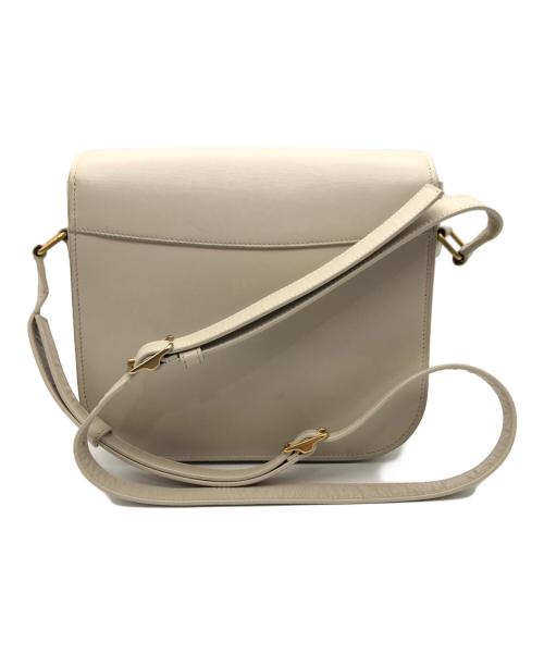 Saint Laurent Paris（サンローランパリ）Saint Laurent Paris (サンローランパリ) ショルダーバッグ アイボリーの古着・服飾アイテム