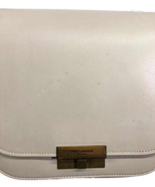 Saint Laurent Paris（サンローランパリ）Saint Laurent Paris (サンローランパリ) ショルダーバッグ アイボリーの古着・服飾アイテム