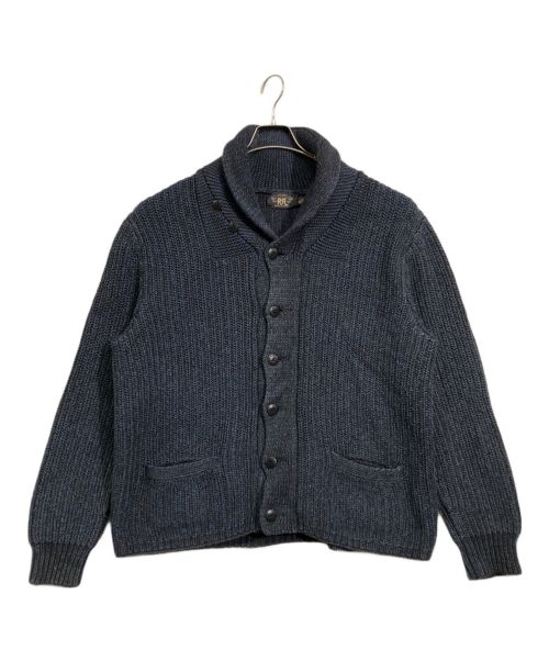 RRL（ダブルアールエル）RRL (ダブルアールエル) ショールカラーカーディガン インディゴ サイズ:XLの古着・服飾アイテム