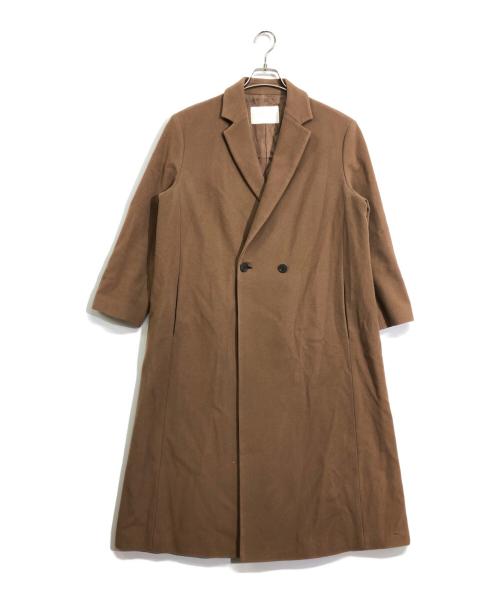 BALLSEY（ボールジィ）BALLSEY (ボールジィ) ライトモッサチェスターコ－ト ブラウン サイズ:36の古着・服飾アイテム