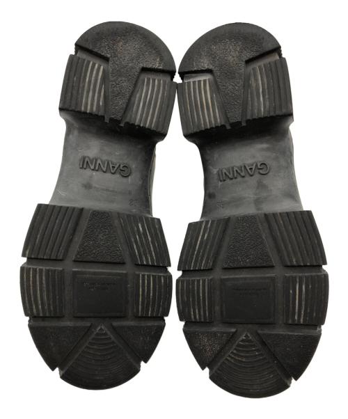 GANNI（ガニー）Ganni (ガニー) ラバーアンクルブーツ グリーン サイズ:24の古着・服飾アイテム