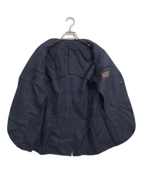 UNITED ARROWS TOKYO（ユナイテッドアローズトウキョウ）UNITED ARROWS TOKYO (ユナイテッドアローズトウキョウ) リネンジャケット ネイビー サイズ:42の古着・服飾アイテム