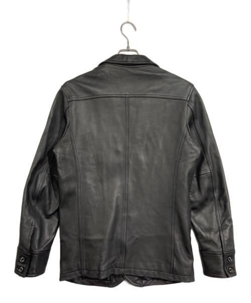 renoma HOMME（レノマオム）renoma HOMME (レノマオム) ラムレザーテーラートジャケット ブラック サイズ:Mの古着・服飾アイテム