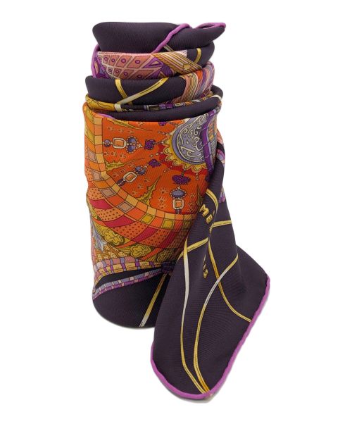 HERMES（エルメス）HERMES (エルメス) カレ90 パープルの古着・服飾アイテム