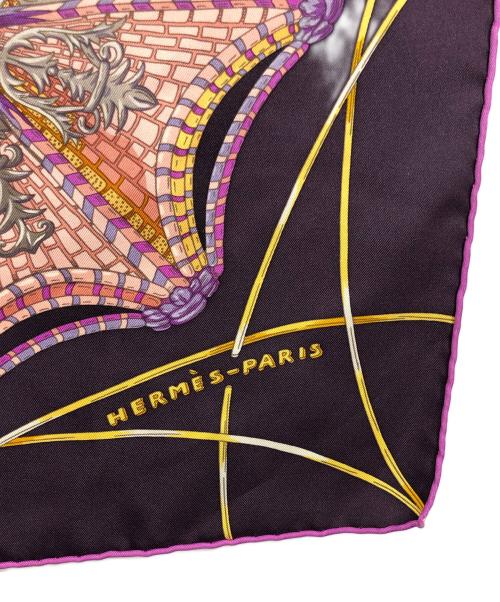 HERMES（エルメス）HERMES (エルメス) カレ90 パープルの古着・服飾アイテム