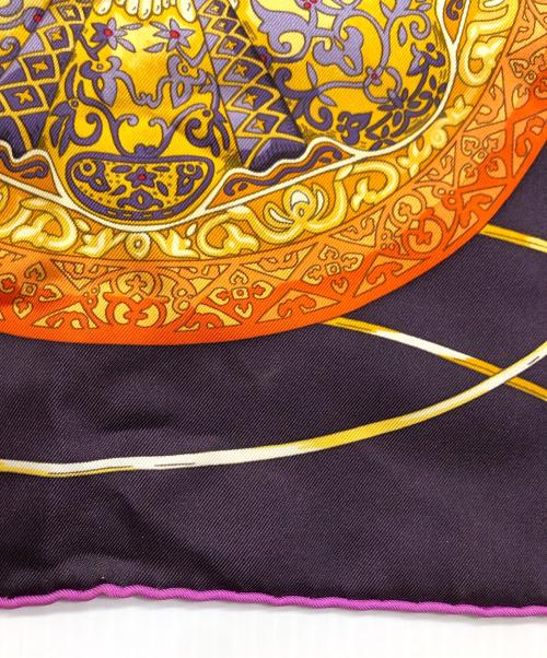 HERMES（エルメス）HERMES (エルメス) カレ90 パープルの古着・服飾アイテム