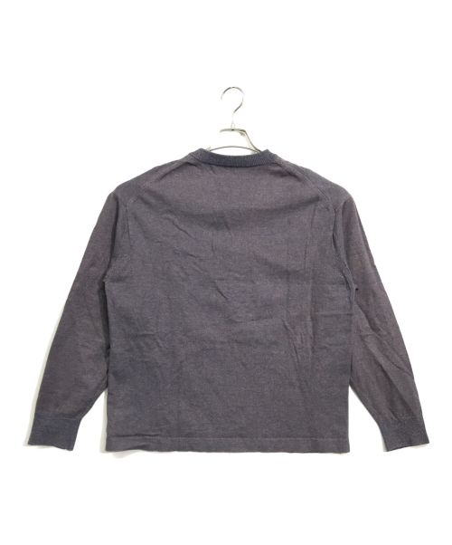 crepuscule（クレプスキュール）crepuscule (クレプスキュール) crepuscule Henry Neck L/S パープル サイズ:1の古着・服飾アイテム