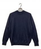 BATONERバトナ―）の古着「クルーネックニット」｜ネイビー