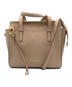 Salvatore Ferragamoサルヴァトーレ フェラガモ）の古着「エイミー2WAYハンドバッグ」｜ベージュ