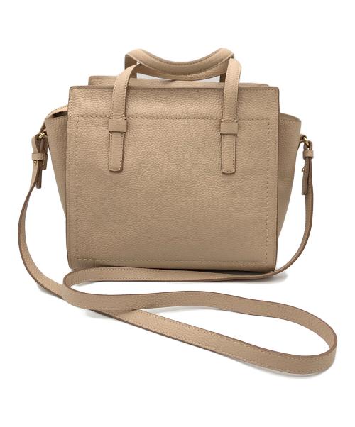 Salvatore Ferragamo（サルヴァトーレ フェラガモ）Salvatore Ferragamo (サルヴァトーレ フェラガモ) エイミー2WAYハンドバッグ ベージュの古着・服飾アイテム