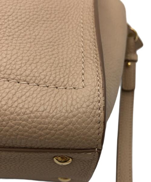 Salvatore Ferragamo（サルヴァトーレ フェラガモ）Salvatore Ferragamo (サルヴァトーレ フェラガモ) エイミー2WAYハンドバッグ ベージュの古着・服飾アイテム