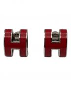 HERMESエルメス）の古着「ポップアッシュピアス」｜レッド