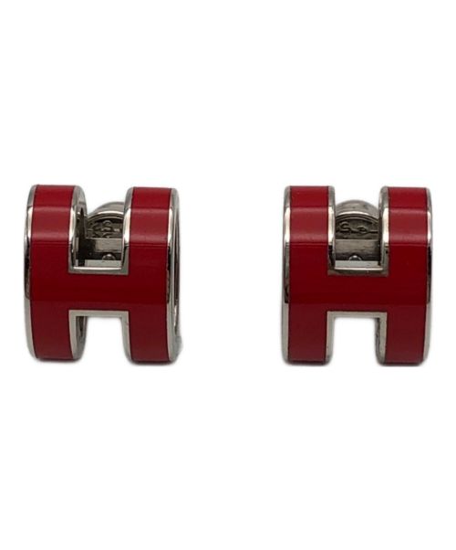 HERMES（エルメス）HERMES (エルメス) ポップアッシュピアス レッドの古着・服飾アイテム