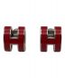 HERMES（エルメス）の古着「ポップアッシュピアス」｜レッド