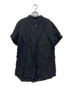 BLACK COMME des GARCONSブラックコムデギャルソン）の古着「Cupro Shortsleeve Shirt」｜ブラック