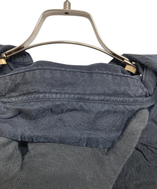 BLACK COMME des GARCONS（ブラックコムデギャルソン）BLACK COMME des GARCONS (ブラック コムデギャルソン) Cupro Shortsleeve Shirt ブラック サイズ:XLの古着・服飾アイテム